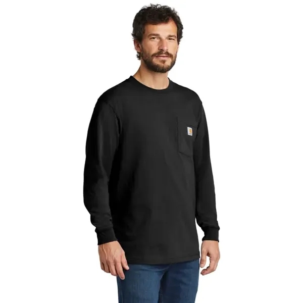 Carhartt Workwear Pocket Long Sleeve T-Shirt. - Carhartt Workwear Pocket Long Sleeve T-Shirt. - Image 0 of 6