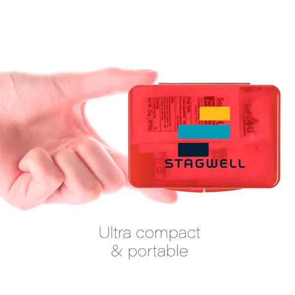 12pcs Compact Hard Case First Aid Kit - 12pcs Compact Hard Case First Aid Kit - Image 8 of 12