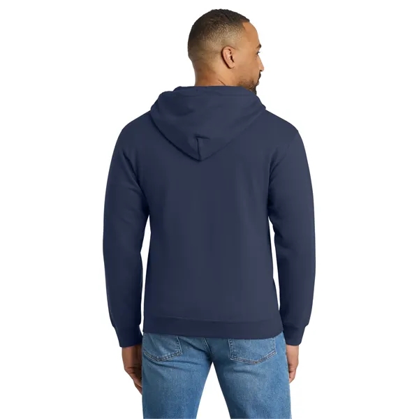 Port & Co Tall Essential Fleece Full-Zip Hooded Sweatshirt. - Port & Co Tall Essential Fleece Full-Zip Hooded Sweatshirt. - Image 21 of 31