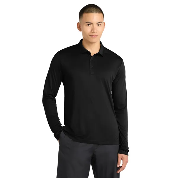 Sport-Tek Posi-UV Pro Long Sleeve Polo. - Sport-Tek Posi-UV Pro Long Sleeve Polo. - Image 0 of 34