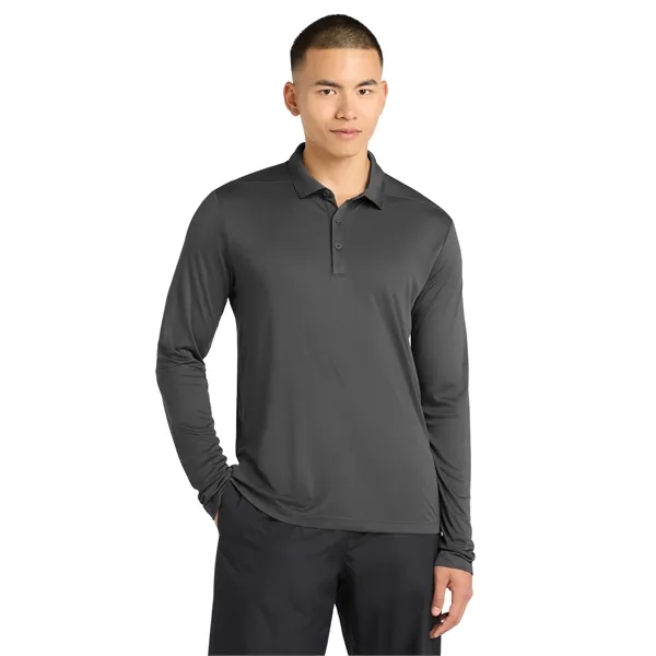 Sport-Tek Posi-UV Pro Long Sleeve Polo. - Sport-Tek Posi-UV Pro Long Sleeve Polo. - Image 5 of 34