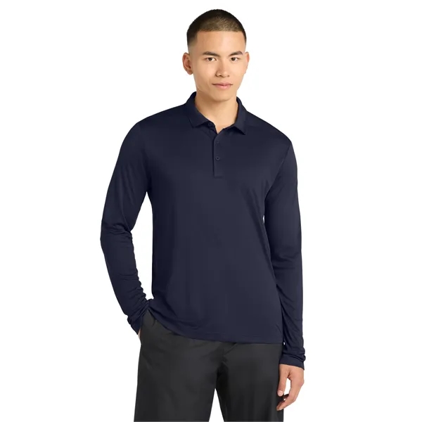 Sport-Tek Posi-UV Pro Long Sleeve Polo. - Sport-Tek Posi-UV Pro Long Sleeve Polo. - Image 15 of 34