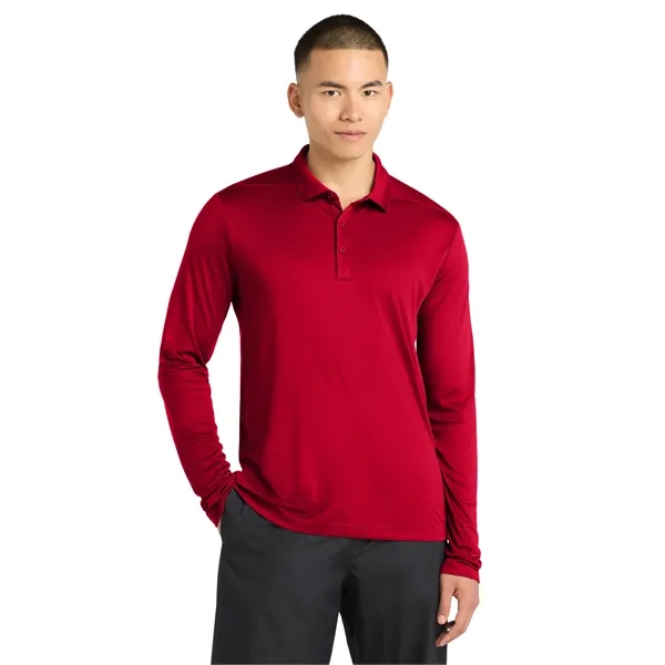 Sport-Tek Posi-UV Pro Long Sleeve Polo. - Sport-Tek Posi-UV Pro Long Sleeve Polo. - Image 20 of 34