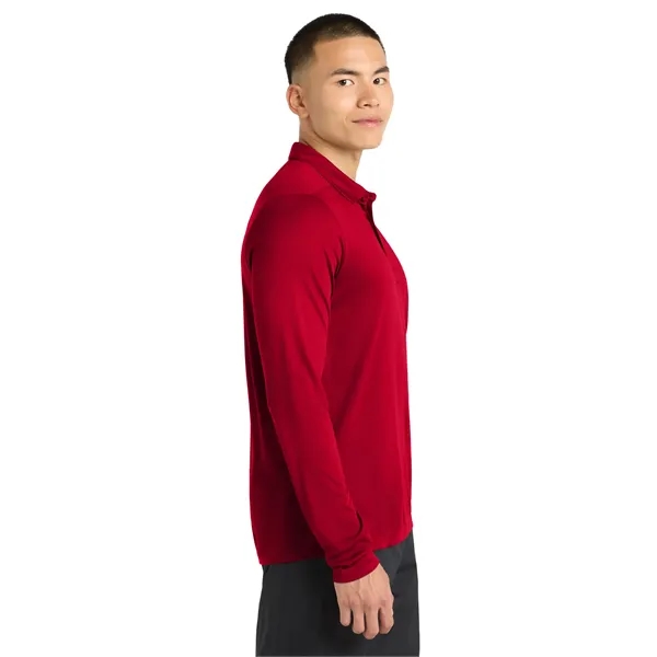 Sport-Tek Posi-UV Pro Long Sleeve Polo. - Sport-Tek Posi-UV Pro Long Sleeve Polo. - Image 22 of 34