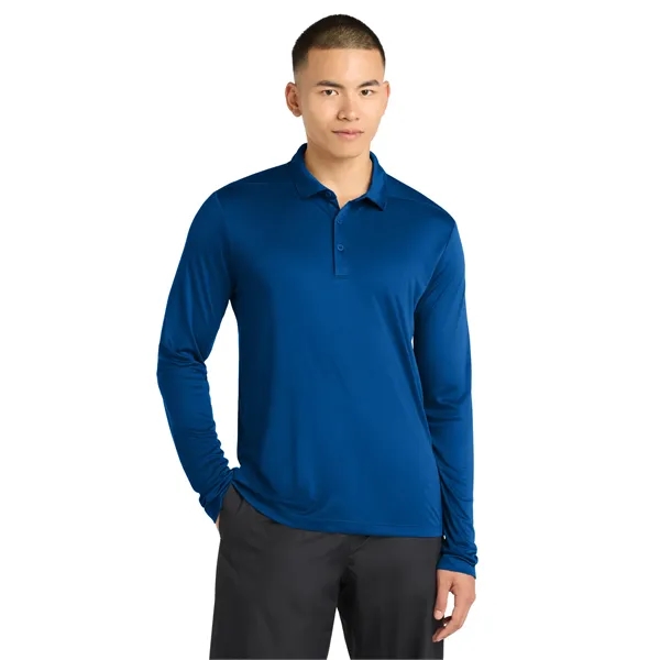 Sport-Tek Posi-UV Pro Long Sleeve Polo. - Sport-Tek Posi-UV Pro Long Sleeve Polo. - Image 25 of 34
