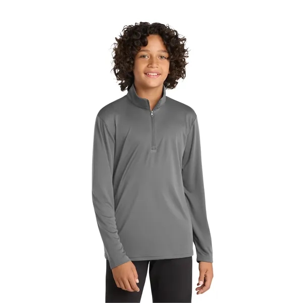 Sport-Tek Youth PosiCharge Competitor 1/4-Zip Pullover. - Sport-Tek Youth PosiCharge Competitor 1/4-Zip Pullover. - Image 11 of 24