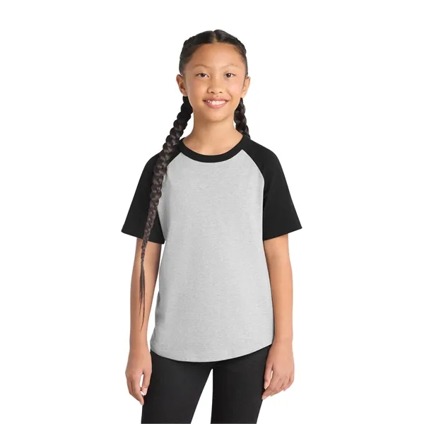Sport-Tek Youth Short Sleeve Colorblock Raglan Jersey. - Sport-Tek Youth Short Sleeve Colorblock Raglan Jersey. - Image 0 of 24