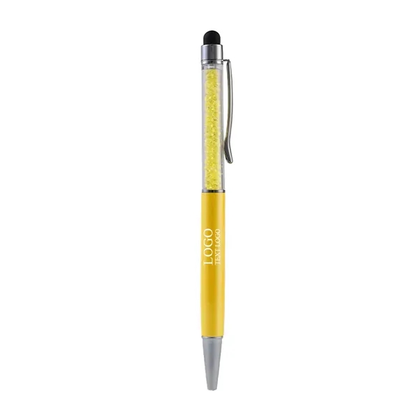 Crystal Stylus Retractable Ballpoint Pen - Crystal Stylus Retractable Ballpoint Pen - Image 9 of 14