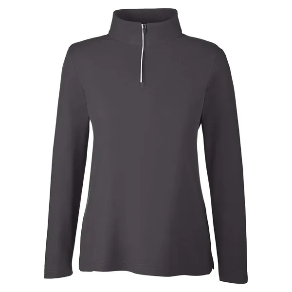 CORE365 Women's Fusion ChromaSoft™ Pique Quarter-Zip Pull... - CORE365 Women's Fusion ChromaSoft™ Pique Quarter-Zip Pull... - Image 5 of 24