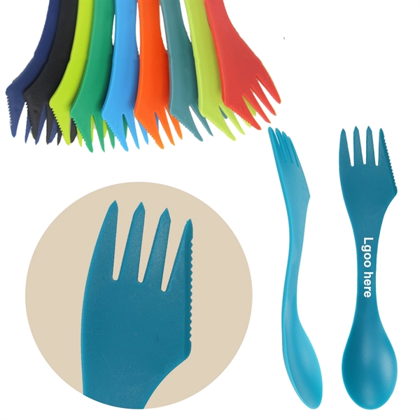 Eco-Friendly 3-in-1 Spork - Eco-Friendly 3-in-1 Spork - Image 0 of 1
