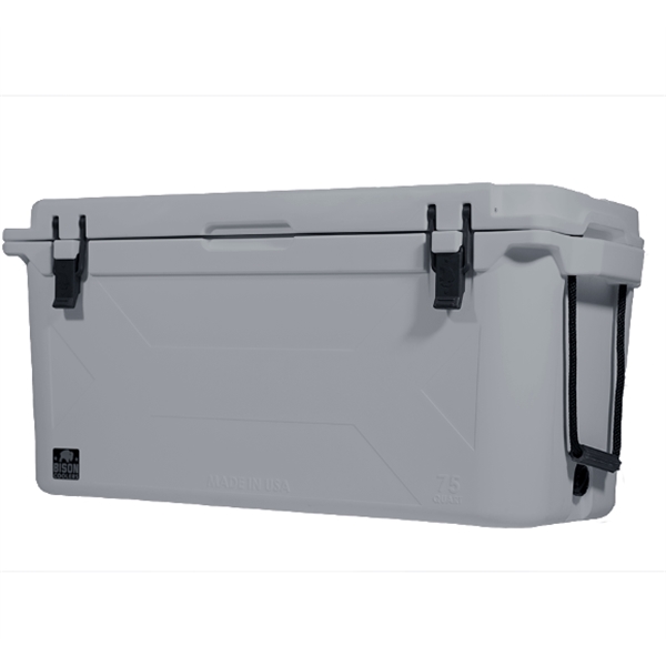 75 QT Bison Hard Cooler - Made in USA - Decoration Available - 75 QT Bison Hard Cooler - Made in USA - Decoration Available - Image 0 of 11