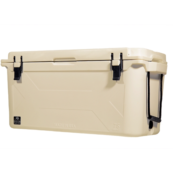 75 QT Bison Hard Cooler - Made in USA - Decoration Available - 75 QT Bison Hard Cooler - Made in USA - Decoration Available - Image 1 of 11