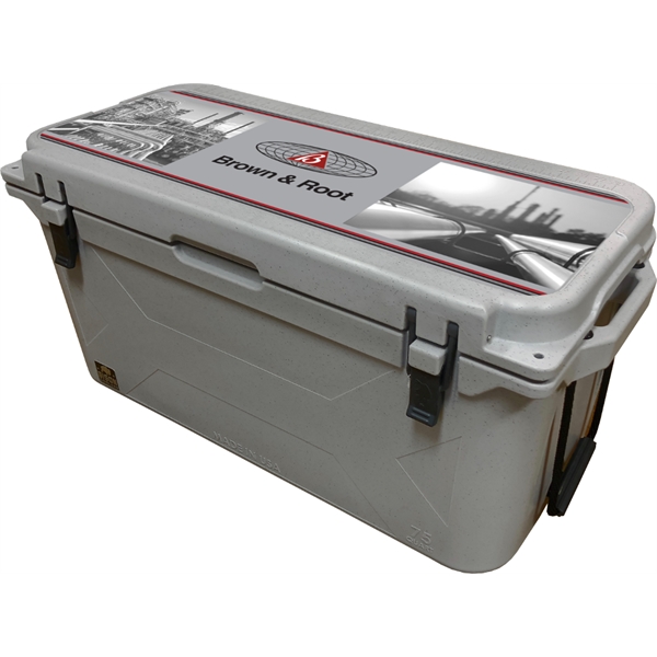 75 QT Bison Hard Cooler - Made in USA - Decoration Available - 75 QT Bison Hard Cooler - Made in USA - Decoration Available - Image 7 of 11