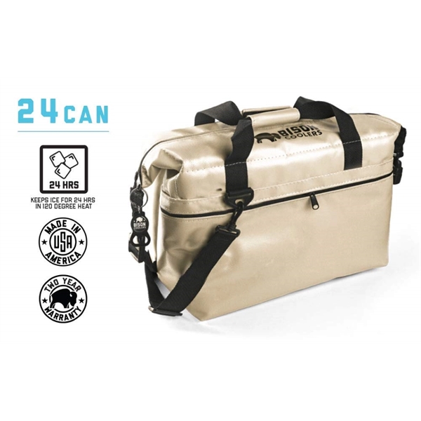 Bison 24-Can Soft Cooler Bag - Made in USA - Customization - Bison 24-Can Soft Cooler Bag - Made in USA - Customization - Image 3 of 7