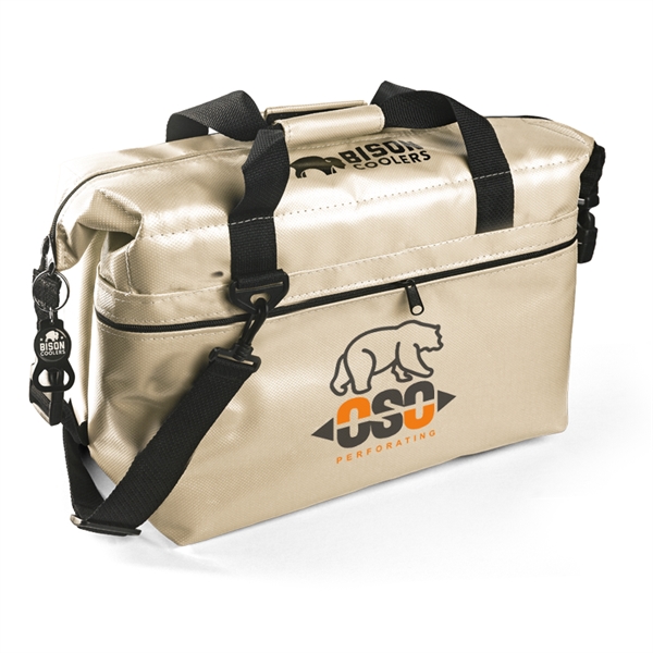 Bison 24-Can Soft Cooler Bag - Made in USA - Customization - Bison 24-Can Soft Cooler Bag - Made in USA - Customization - Image 1 of 7