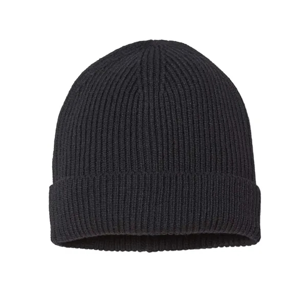 Atlantis Headwear Sustainable Fine Rib Cuffed Beanie - Atlantis Headwear Sustainable Fine Rib Cuffed Beanie - Image 1 of 20