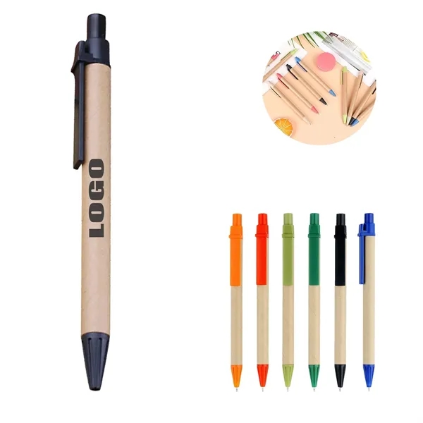 Eco Recycled Ballpoint Pen - Eco Recycled Ballpoint Pen - Image 0 of 1