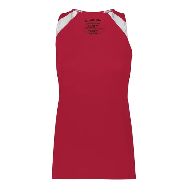 Augusta Sportswear Women's Overspeed Track Jersey - Augusta Sportswear Women's Overspeed Track Jersey - Image 7 of 10