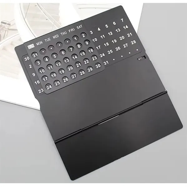 Metal Perpetual Desk Calendar - Metal Perpetual Desk Calendar - Image 3 of 5