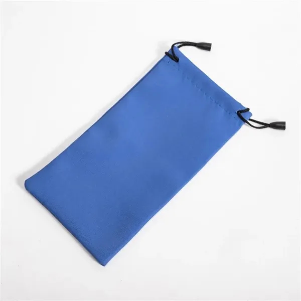 Glasses Storage Pouch With Drawstring Imprint Logo - Glasses Storage Pouch With Drawstring Imprint Logo - Image 4 of 4