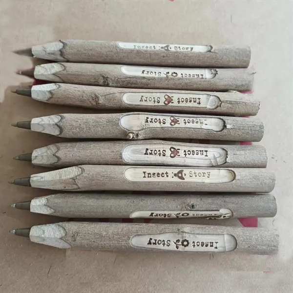 Wooden Pen Original Ecology Custom Carved Wood Ball Pen - Wooden Pen Original Ecology Custom Carved Wood Ball Pen - Image 2 of 4