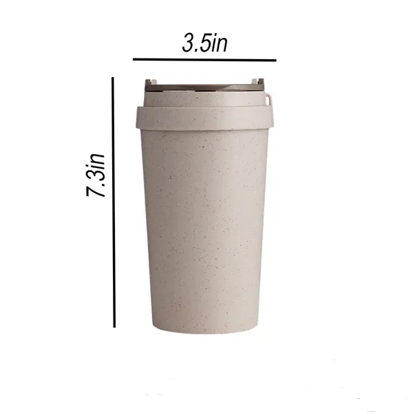 13oz Wheat Straw Eco-Friendly BPA-Free Reusable Water Cup - 13oz Wheat Straw Eco-Friendly BPA-Free Reusable Water Cup - Image 1 of 1