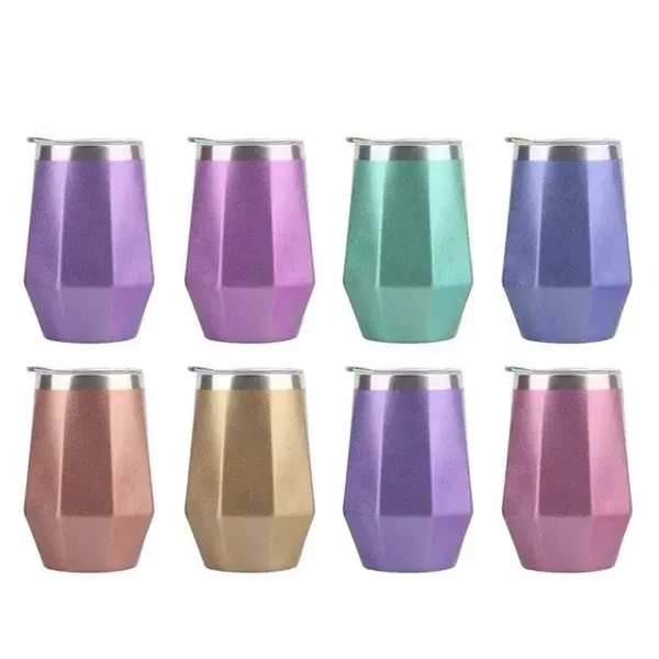 Double Wall Stainless Wine Tumbler - 12 Oz. - Double Wall Stainless Wine Tumbler - 12 Oz. - Image 1 of 5