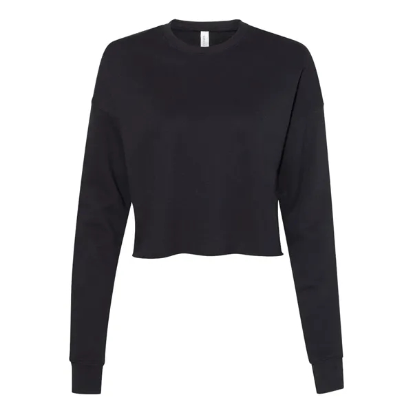 BELLA + CANVAS Women's Crop Fleece Crewneck Sweatshirt - BELLA + CANVAS Women's Crop Fleece Crewneck Sweatshirt - Image 1 of 14