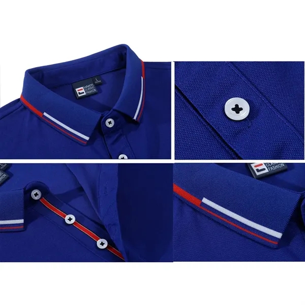 Customized Unisex Short Sleeve Performance Golf Polo Shirts - Customized Unisex Short Sleeve Performance Golf Polo Shirts - Image 1 of 5