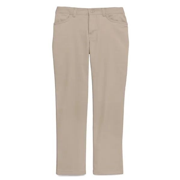 Classroom Uniforms - Girl's 4-Pocket Matchstick Husky Pant - Classroom Uniforms - Girl's 4-Pocket Matchstick Husky Pant - Image 4 of 5