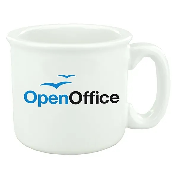 15 Ounce Solid Color Ceramic Campfire Mug - 15 Ounce Solid Color Ceramic Campfire Mug - Image 1 of 2