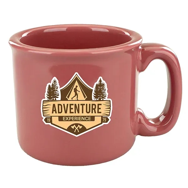 15 Ounce Solid Color Ceramic Campfire Mug - 15 Ounce Solid Color Ceramic Campfire Mug - Image 2 of 2
