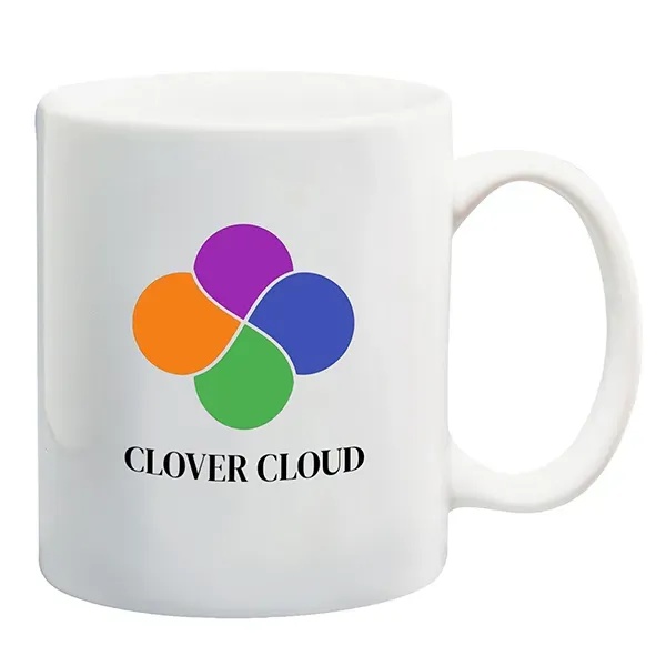 11 Oz. White Ceramic Mug - 11 Oz. White Ceramic Mug - Image 0 of 1