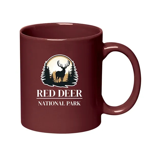 11 Oz. Colored Stoneware Mug With C-Handle - 11 Oz. Colored Stoneware Mug With C-Handle - Image 0 of 2