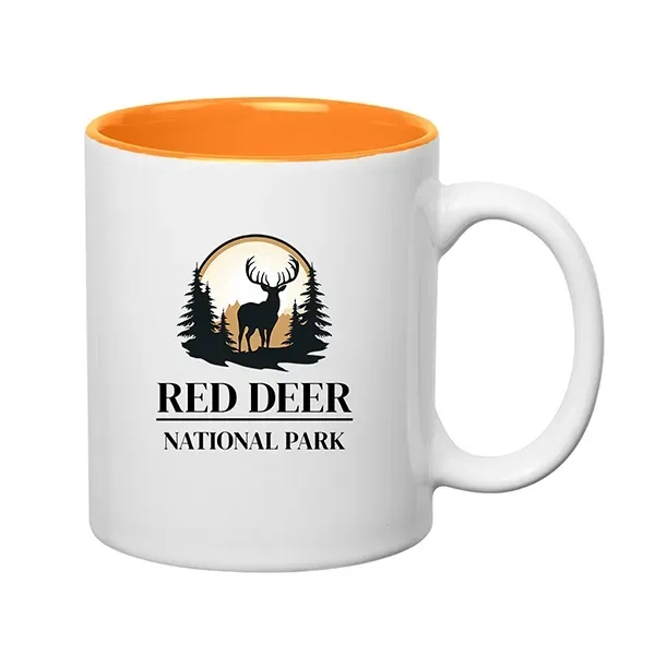 11 Oz. Colored Stoneware Mug With C-Handle - 11 Oz. Colored Stoneware Mug With C-Handle - Image 1 of 2