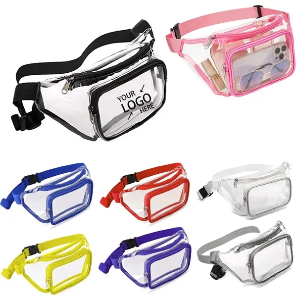 Clear Fanny Pack Stadium Approved Crossbody Bags for Women - Clear Fanny Pack Stadium Approved Crossbody Bags for Women - Image 0 of 4