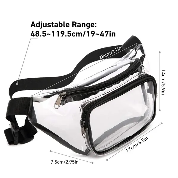 Clear Fanny Pack Stadium Approved Crossbody Bags for Women - Clear Fanny Pack Stadium Approved Crossbody Bags for Women - Image 1 of 4