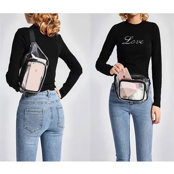 Clear Fanny Pack Stadium Approved Crossbody Bags for Women - Clear Fanny Pack Stadium Approved Crossbody Bags for Women - Image 4 of 4