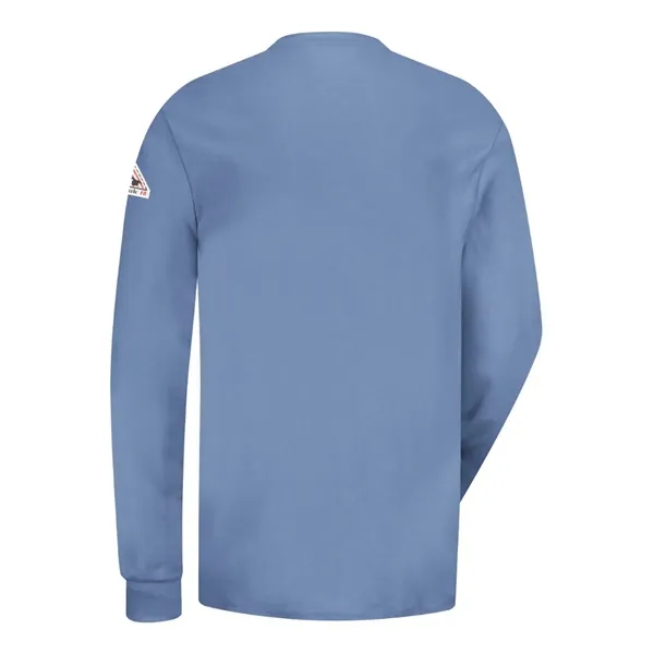 Bulwark Men's Tall Long Sleeve Tagless Henley Shirt - Bulwark Men's Tall Long Sleeve Tagless Henley Shirt - Image 4 of 8
