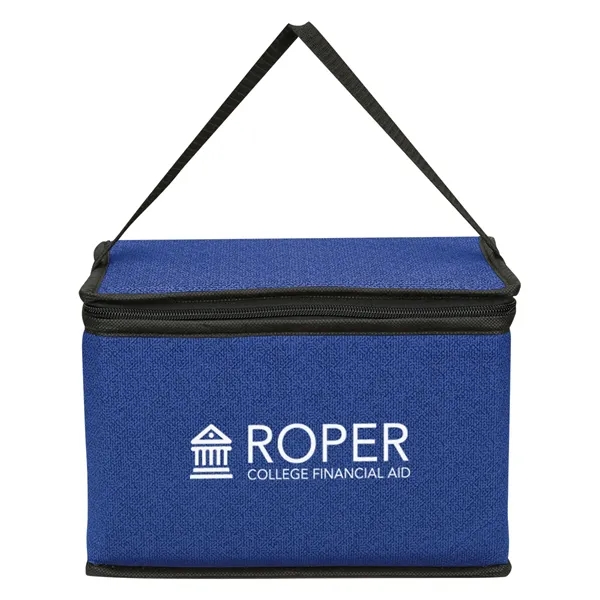 Heathered Non-Woven Cooler Lunch Bag - Heathered Non-Woven Cooler Lunch Bag - Image 2 of 4