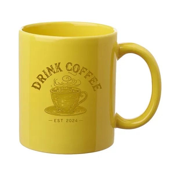 11 oz. Traditional Ceramic Custom Mugs - 11 oz. Traditional Ceramic Custom Mugs - Image 1 of 2