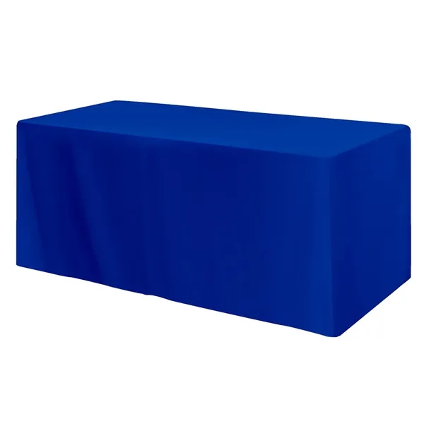 Fitted Poly/Cotton 3-sided Table Cover - fits 6' standard... - Fitted Poly/Cotton 3-sided Table Cover - fits 6' standard... - Image 7 of 7