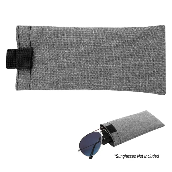 Custom Brighton Heathered Eyeglass Pouch