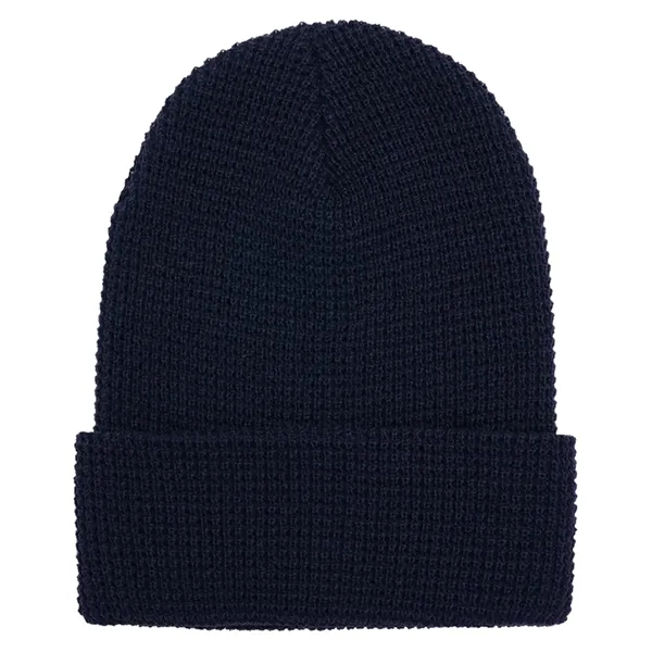 Custom Yupoong Classics Waffle Knit Beanie