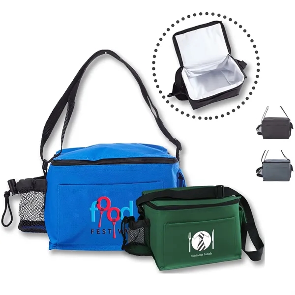 Reusable Insulated Lunch Bag (8" x 6" x 6")