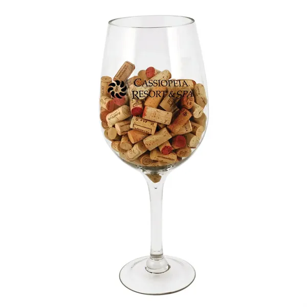 Big Bordeaux Glass: Cork Holder - Big Bordeaux Glass: Cork Holder - Image 0 of 3