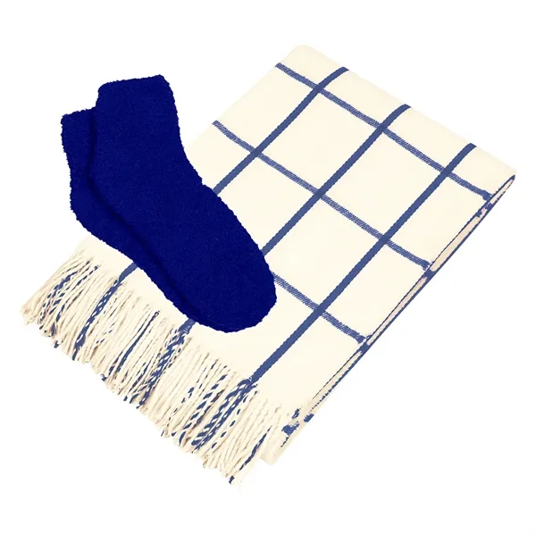 Charleston Throw & Fuzzy Socks Set - Charleston Throw & Fuzzy Socks Set - Image 4 of 4