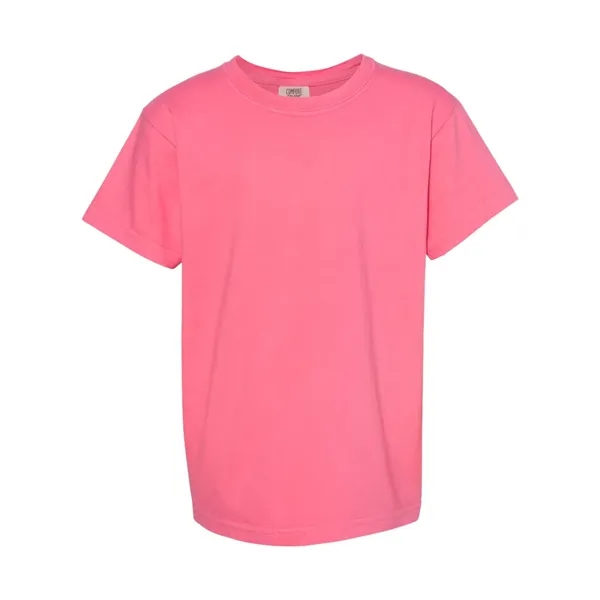 Comfort Colors Youth Garment-Dyed Heavyweight T-Shirt - Comfort Colors Youth Garment-Dyed Heavyweight T-Shirt - Image 17 of 60