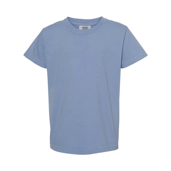 Comfort Colors Youth Garment-Dyed Heavyweight T-Shirt - Comfort Colors Youth Garment-Dyed Heavyweight T-Shirt - Image 55 of 60