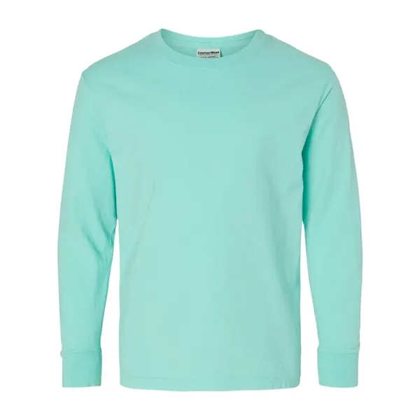 ComfortWash by Hanes Youth Garment-Dyed Long Sleeve T-Shirt - ComfortWash by Hanes Youth Garment-Dyed Long Sleeve T-Shirt - Image 6 of 12